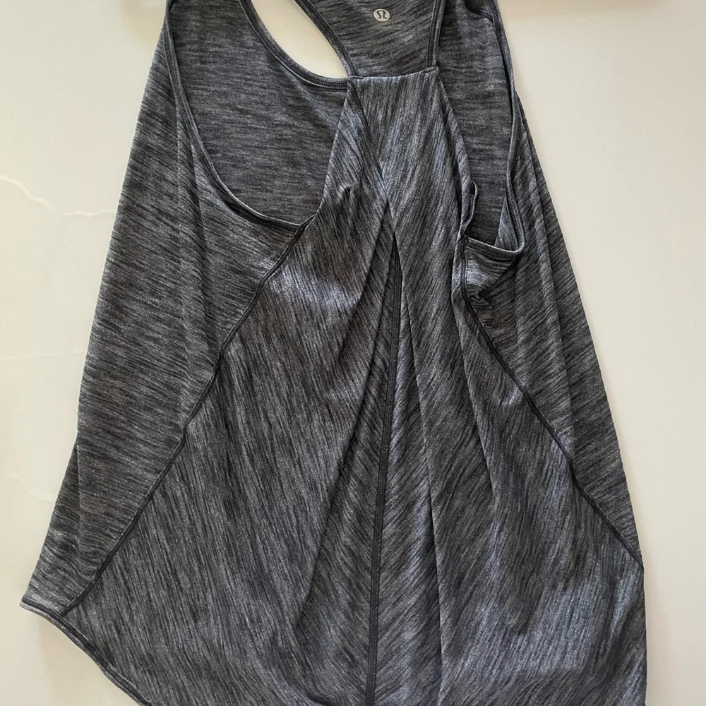 Lululemon Gray Racerback Tank - Picture 5 of 6